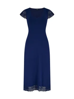 - Jersey Lace Secret Support midi-nachthemd*Pour Moi Discount