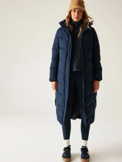 Blauw - Eloria zware waterafstotende stretchy jas*Regatta Discount