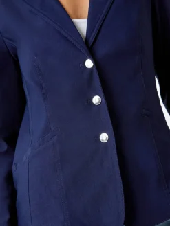 - blazer met stretch en knopendetail*Roman Sale