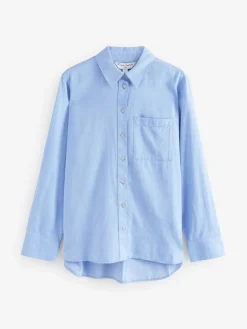 - Ruimvallend 100% katoenen button-down casual overhemd met lange mouwen*Next Hot