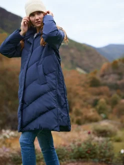 - Lange Chevron 3 in 1 zwangerschaps- & draagjas met donsvulling*Seraphine New