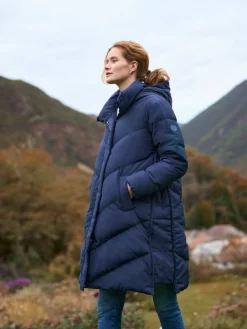 - Lange Chevron 3 in 1 zwangerschaps- & draagjas met donsvulling*Seraphine New