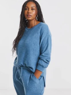 - Pretty Secrets Brushed Waffle Lounge Pyjamas*Simply Be Sale