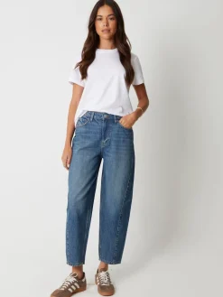 - jeans met ruime rechte pijpen*Threadbare