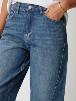 - jeans met ruime rechte pijpen*Threadbare