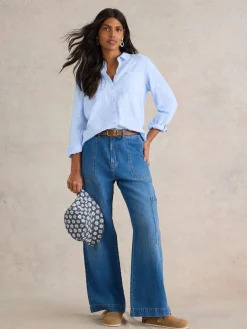 Blauw - Sophie overhemd*White Stuff Outlet