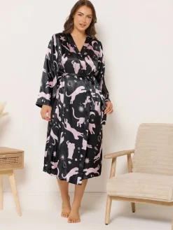 - - Satijnen kamerjas*Yours Curve New