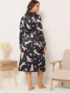 - - Satijnen kamerjas*Yours Curve New