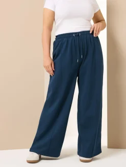 - joggingbroek met wijde pijpen*Yours Curve Outlet