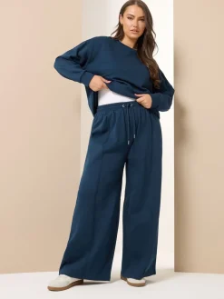 - joggingbroek met wijde pijpen*Yours Curve Outlet