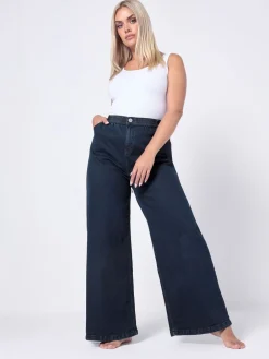 - Puddle Jeans met wijde pijpen*Yours Curve Outlet