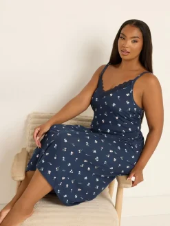 - Soft Touch Midaxi Chemise*Yours Curve