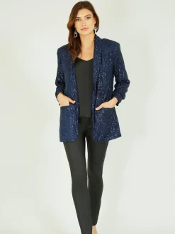 - - Blazer met lovertjes en zakken*Yumi Sale