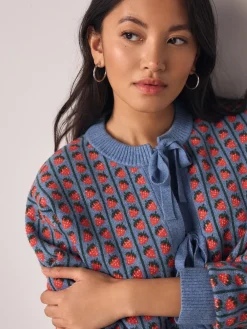 - Supersoft Tie Front Knitted Cardigan*Next New