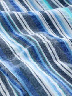 - Broek met wijde pijpen en elastische taille*Next