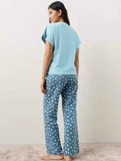 Blauw hart - Pyjama met korte mouwen*Next Best