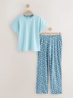 Blauw hart - Pyjama met korte mouwen*Next Best