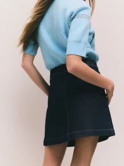 - Denim Patch Pocket Mini Skirt*Next Best