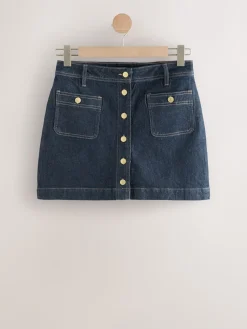 - Denim Patch Pocket Mini Skirt*Next Best