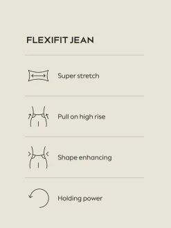 - High Rise FlexiFit Stretch Pull On Wide Leg Jeans*Next Sale