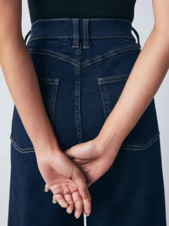 - High Rise FlexiFit Stretch Pull On Wide Leg Jeans*Next Sale