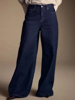 - Palazzo-jeans met hoge taille en wijde pijpen*Next Discount