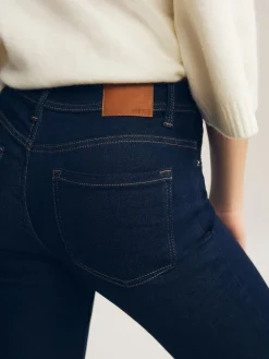 Blauw met wassing - Superzachte bootcut-jeans*Next Hot