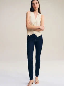 Blauw met wassing - Superzachte skinny jeans*Next Clearance
