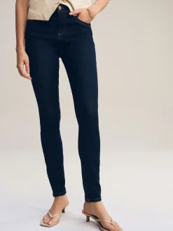 Blauw met wassing - Superzachte skinny jeans*Next Clearance