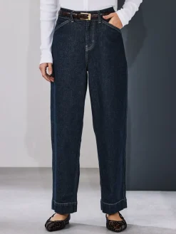 - Wide Leg Barrel Denim Jeans*Next Clearance