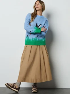 - Geborstelde trui met ronde hals*Next Discount