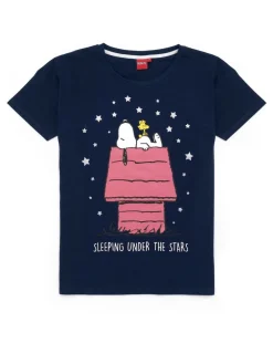 Blauwe Snoopy - Snoopy Korte Broek Pyjama's Set*Vanilla Underground Outlet