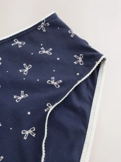 Blauwe strikken - Set van 7 slips met hoog katoengehalte*Next Discount