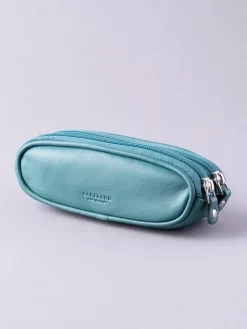 Blauwgroen - dubbele brillenkoker*Lakeland Leather Best