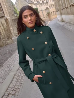 - wikkeljas met opstaande kraag*Love & Roses Clearance