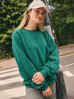 - Relaxed Fit Heavyweight Longline Crew Neck Sweatshirt*Next Hot