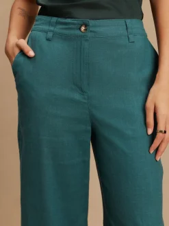 - Smart Front Linen Blend Wide Leg Trousers*Next Best