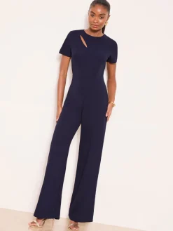 - jumpsuit met korte mouwen en gesplitst detail*Lipsy Outlet