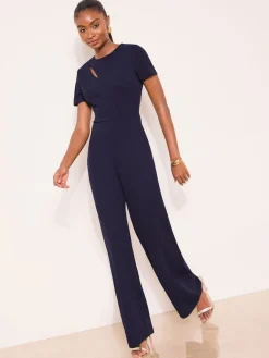 - jumpsuit met korte mouwen en gesplitst detail*Lipsy Outlet