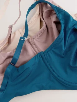 - Verpakking van 3 gladmakende T-shirtbeha's van microvezel, cupmaat DD+, ultiem comfort*Next Outlet