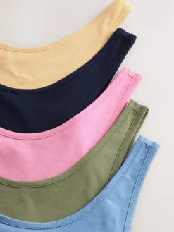 - Set van 5 hemdjes met dik bandje*Next Sale