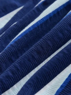 Blauw/wit - Jersey Summer Playsuit*Next New