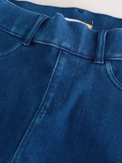 Blauw/Zwart - Set van 2 lange jersey denim bootcut leggings*Next Hot