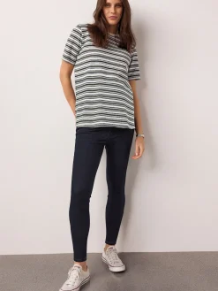 Blauw/Zwart - Verpakking van 2 denim zwangerschapsjeggings*Next New