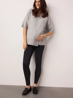 Blauw/Zwart - Verpakking van 2 denim zwangerschapsjeggings*Next New