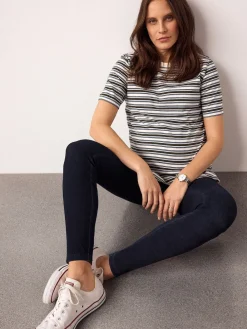 Blauw/Zwart - Verpakking van 2 denim zwangerschapsjeggings*Next New