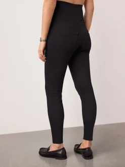 Blauw/Zwart - Verpakking van 2 denim zwangerschapsjeggings*Next New