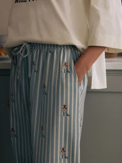 Blue Charlie The Cockapoo - Tricot pyjama met korte mouwen*Next Clearance