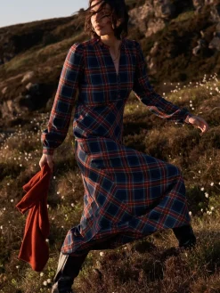 Cassie Check Tea Dress*Boden Sale