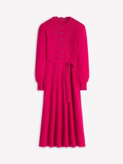 Lace Insert Knitted Midi Dress*Boden Best